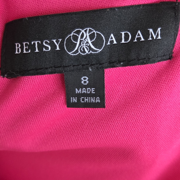 Betsy & Adam Fuchsia Asymmetrical Dress - Picture 6 of 9